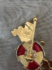 Lunch At The Ritz (LATR) Vintage Carousel Horse Set Brooch/Pendant Earrings