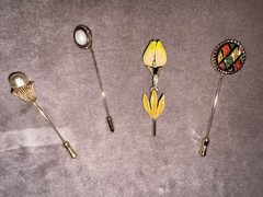 Vintage Stick Pin & Lapel Pin Lot (1950’s 1970’s)