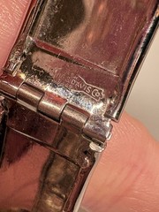 VTG Whiting & Davis Silver Tone 3D Paisley Design Bracelet 6.5-7.25