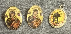 Vintage Religious Pins Brooch Pendant Christmas Pin Lot Catholic Nativity etc…