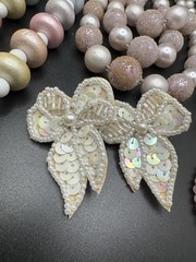 TITLE Vintage Pastel Beaded Jewelry Lot Necklaces Earrings Pearl Glam Retro
