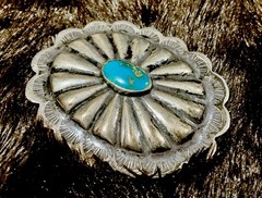 Rare STERLING SILVER & TURQUOISE OLD PAWN Native American Jewelry LOT 31.23G