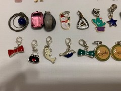 Vintage & Modern Costume Jewelry Pendant Charms Mixed Lot Of 110+