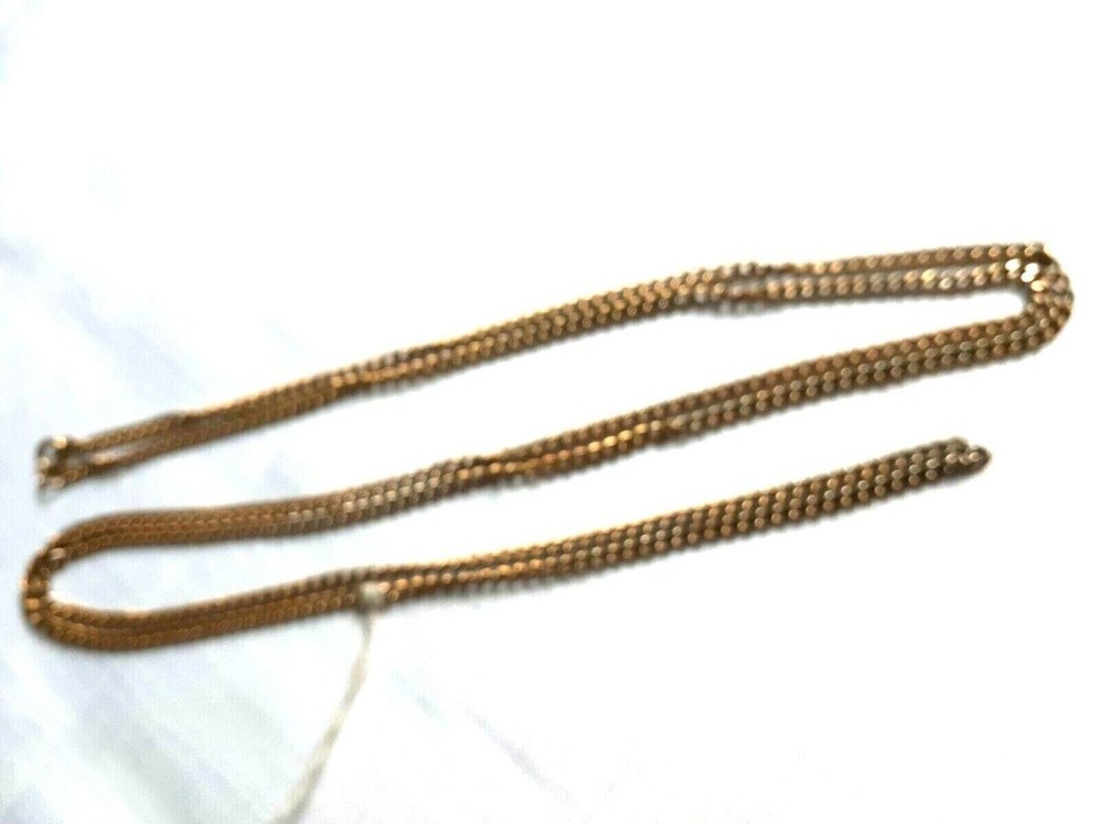 Vintage Gold Tone Necklace 51 Inches, As Pictured -VM40