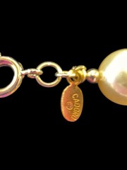 Vintage Cadoro Signed Faux Graduated Pearls Colorful Spacers 16” Fun Summer Vibe