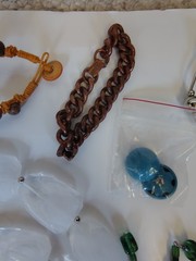 Vintage Costume Jewelry Lot Of 30 Items Unique Pieces Wearable