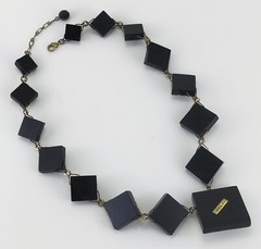 Signed MMA Metropolitan Museum Tiffany Mosaic Collection Lucite Necklace
