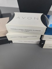 Vintage Avon Jewelry Lot 10 Boxes Wearable Preowned Aprox 25 Good Pieces