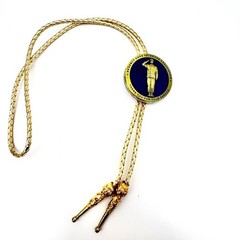 Vtg Military Veteran Thank You For Your Service Bolo Tie