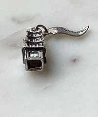 Vintage Chinatown Charm San Francisco Pagoda Nickel Silver Pendant Signed