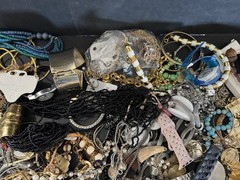 Huge Vintage Jewelry & Watch Lot: Estate Finds, Necklaces, Bracelets 12lbs Mix
