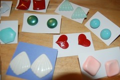 Vintage Retro Ear Rings, 1970s, 1980s 1990s, GROUP 4, priced per or the lot