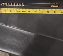 Gold CZ Tennis Necklace