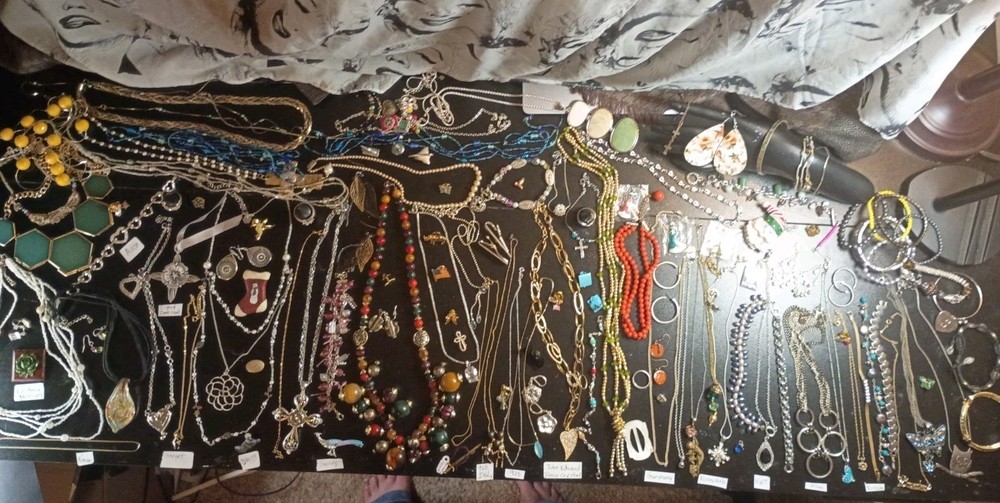 Vintage To Now Jewelry Lot 3lb 125 Pcs 925 Italy,Avon,Germany, Korea….