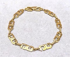 Gold Color Bracelet, 19.5cm, Used, Waterproof, No Accessories