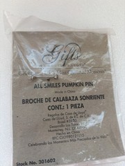House of Lloyd All Smiles Magical Pumpkin Pin Brooch – New in Packaging