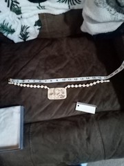 Diane Couch Workbench Designs 14 K Gold Filled White Marble Beads Necklace