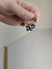 Lovely Carol Lee and Unbranded Gold and Silver Tone Faux Pearl Pierced Earrings