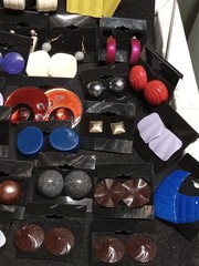 Costume Jewlery Earing Lot Of 74 Pair