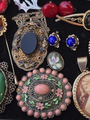 Vintage Rhinestones Designer Costume Jewelry Lot