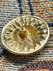 Vintage 1993 MMA Sterling Silver Celestial Sun Moon Earrings 14K STER Posts Rare