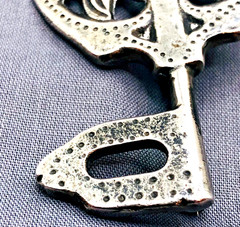 Vtg DAVID – ANDERSEN Saga Series Viking Sterling Key Brooch -Design from 900 AD