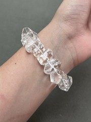 Vintage Rock Quartz Crystal Bracelet