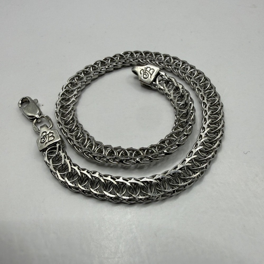 Vintage 925 Sterling Silver Bracelet 21cm 5.42g Delicate Chain Hallmarked Unisex