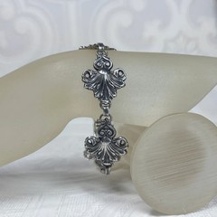 Antique Bracelet Peruzzi Renaissance Revival 800 Silver Gothic masterpiece Italy