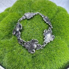 Antique Bracelet Peruzzi Renaissance Revival 800 Silver Gothic masterpiece Italy