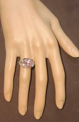 Vintage 14k Yellow Gold Engagement Ring 7.64ct. Natural Pink Tourmaline Radiant