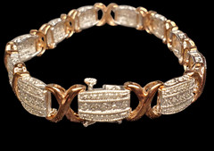 JCPenny’s Gold Vermeil Sterling Silver Tennis Bracelet w/ CZ Diamond Accents