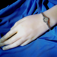 ORIGINAL TIFFANY & Co Antique Art Deco DIAMOND PLATINUM Cocktail WATCH Antique