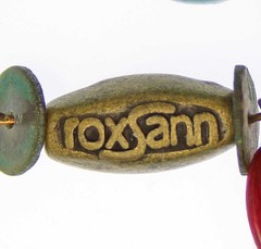 Vintage Roxsann Necklace Natural Carved Turquoise Egyptian Scarab Boho Runway
