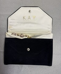 Vintage KAY Jewelers Necklace Earrings Set Fashion Art Deco