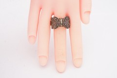 Vintage Sterling Silver 925 Marcasite Ring Size 8.75