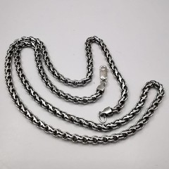 Vintage Beautiful Jewelry Chain Necklece,925 Sterling Silver,Signed , 25,39g