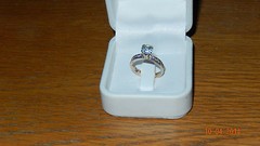 SALE 14k YG 2.27 tcw Diamond Solitaire Eternity Band Ring–sz 5¼ – SI2-I/J color