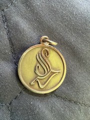 1968 Vintage 10k 1/10 Gold Fill AWTAR SAV Charm Pendant