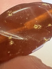 Great Vintage Cognac Natural Baltic Amber Carved Faceted Graduated Necklace