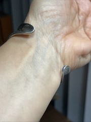 54. Vintage BOMA 925 Sterling Concave 21mm wide Cuff Bracelet 20.9g, 6 3/8″