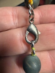 Modern Picasso Jasper Necklace Beaded 18”