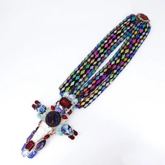 Hanna Bernhard, Haute Couture, L’OFFICIEL FEATURED, Decorative Cross Necklace