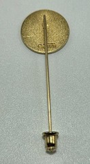Vintage AVON President’s Club Lapel Stick Pin Pinback Gold Tone Undated ~2.5″
