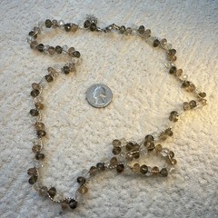 Signed Avenue Bead Necklace 32in