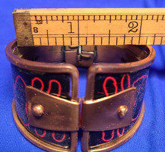 Vintage Renoir Matisse Copper Bracelet Earrings Set