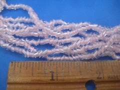 NECKLACE vintage Pink seed beads 8 strands glass diagonal cut 18″ collar length