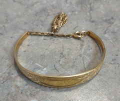 Jacoby Bender Gold Tone ID Bracelet- 1960’s Bracelet – Jacoby Bender, Engravable