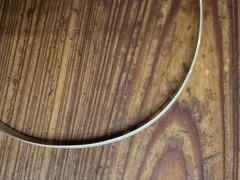 Peruvian Modernist Hummingbird Sterling Silver 950 Clamper Choker Necklace