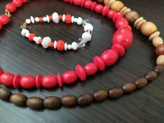 Vintage costume jewelry for women beads, Bracelet Made in the Soviet USSR